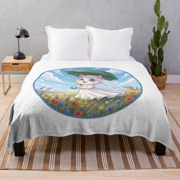 Item preview, Cat at Monet’s Walk – Impressionist Cat Art designed and sold by 1smillaundfiete.