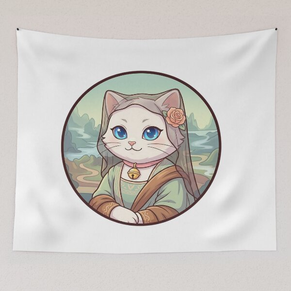 Item preview, Medieval Cat – Renaissance Portrait Art designed and sold by 1smillaundfiete.