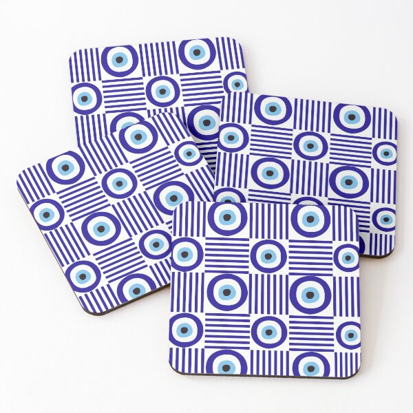 Item preview, Blue Evil Eye Geometric Pattern designed and sold by Elite_Junkies.
