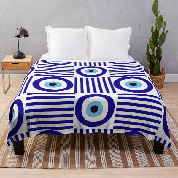 Item preview, Blue Evil Eye Geometric Pattern designed and sold by Elite_Junkies.