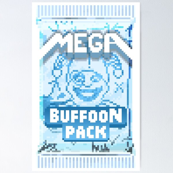 Item preview, Mega Buffoon Pack booster Balatro designed and sold by Gautamaa.
