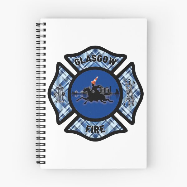 Item preview, GLASGOW FIRE - Tartan Army Boston Fire Department Paul Revere Traffic Cone designed and sold by Bee Bum Designs.