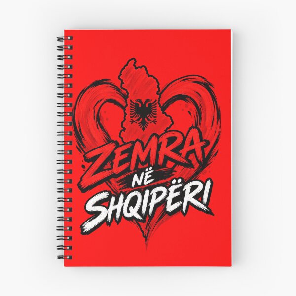 Item preview, Zemra Në Shqipëri – Albanian Heart Eagle designed and sold by NorthPeak Studio.