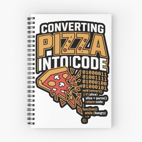 Item preview, Converting Pizza Into Code Funny Programmer Gift designed and sold by Ixnor.