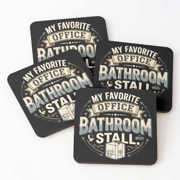 Item preview, My Favorite Office Is The Bathroom Stall Work Humor designed and sold by DuckOddity.