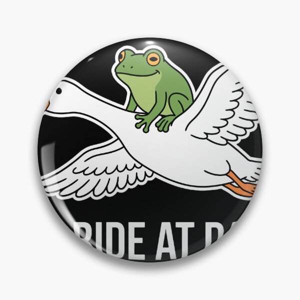 Item preview, We Ride At Dawn Funny Frog Goose Animal Meme Adventure designed and sold by w66aboo.