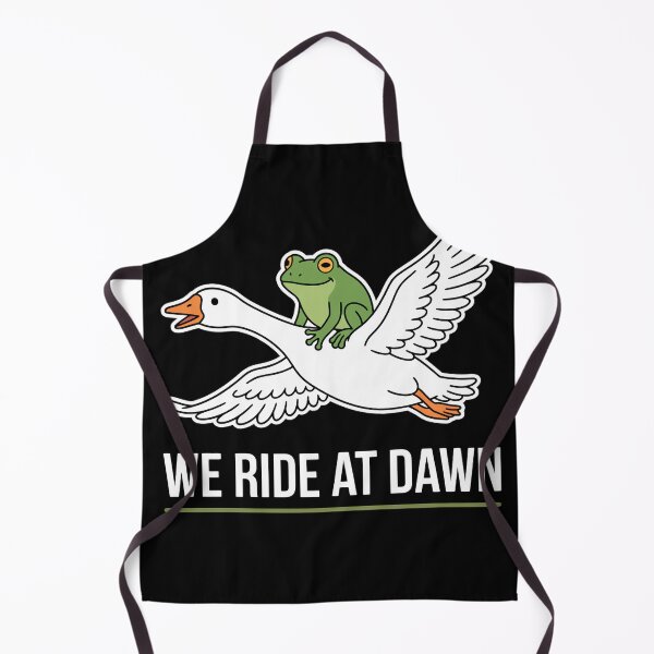 Item preview, We Ride At Dawn Funny Frog Goose Animal Meme Adventure designed and sold by w66aboo.