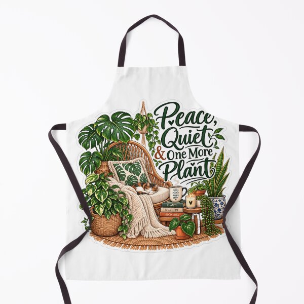 Item preview, Peace, Quiet & One More Plant – Cozy Plant Lover designed and sold by CottageGardenCo.
