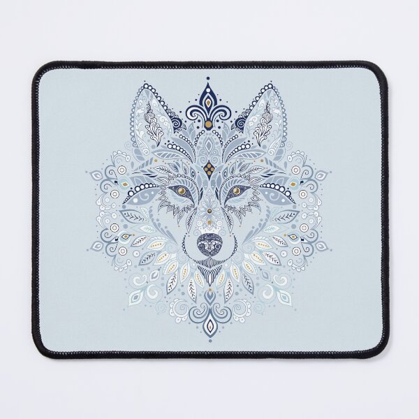 Item preview, Elegant White Wolf Mandala Portrait designed and sold by Paolo-Bandal.