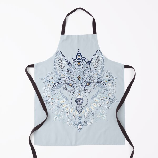 Item preview, Elegant White Wolf Mandala Portrait designed and sold by Paolo-Bandal.