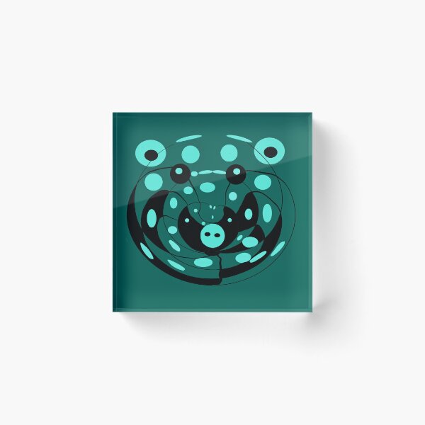 Item preview, Abstract Geometric Design in Teal designed and sold by Elaine M Hayward .
