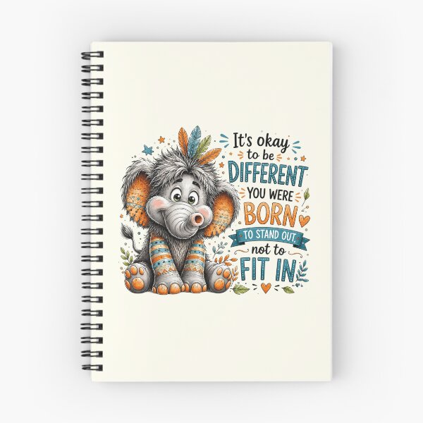 Item preview, Born To Stand Out Elephant - Cute Sarcastic Ironic Meme Art designed and sold by FrescoDesign.
