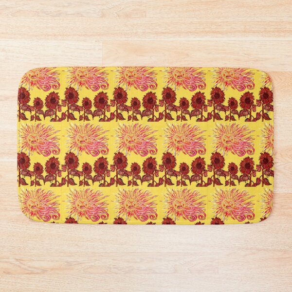 Item preview, Blazing Sun and Scarlet Sunflowers designed and sold by Maruly.
