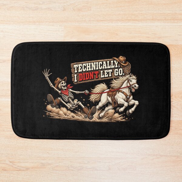 Item preview, Technically I Didn’t Let Go Funny Skeleton Horse Riding Humor Sarcastic Equestrian Joke designed and sold by 76Valeria.