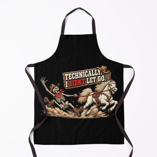 Item preview, Technically I Didn’t Let Go Funny Skeleton Horse Riding Humor Sarcastic Equestrian Joke designed and sold by 76Valeria.