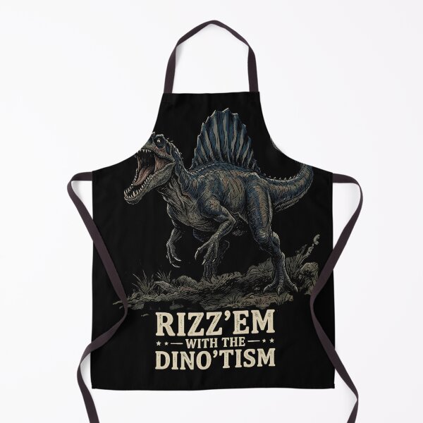 Item preview, Rizz'em With The Dino'tism Dinosaur Meme Neurodiversity Pun designed and sold by w66aboo.