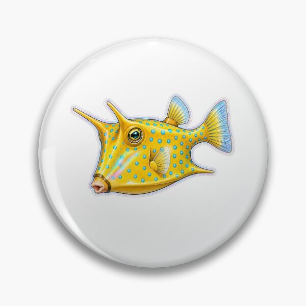 Item preview, Pez vaca longhorn holográfico de arrecife tropical designed and sold by KenworksDigital.