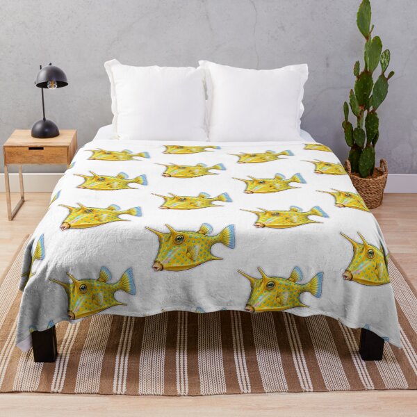 Item preview, Longhorn Cowfish Holographic Tropical Reef Fish designed and sold by KenworksDigital.