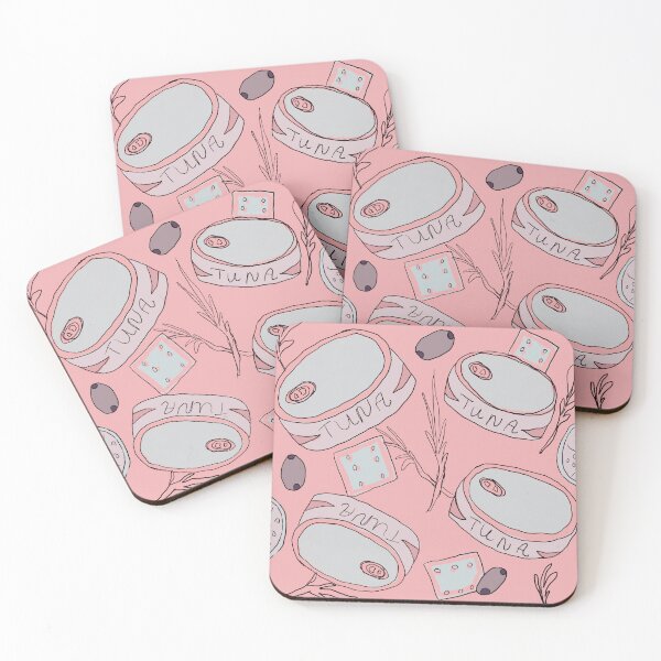 Item preview, Vintage tinned fish pattern designed and sold by CottageComfortsShoppe.
