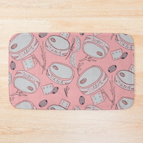 Item preview, Vintage tinned fish pattern designed and sold by CottageComfortsShoppe.
