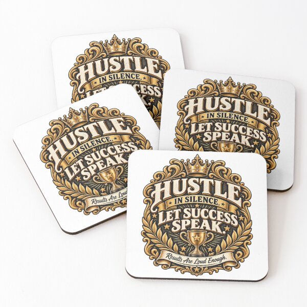 Item preview, Hustle In Silence Let Success Speak Design designed and sold by InkroarCo.