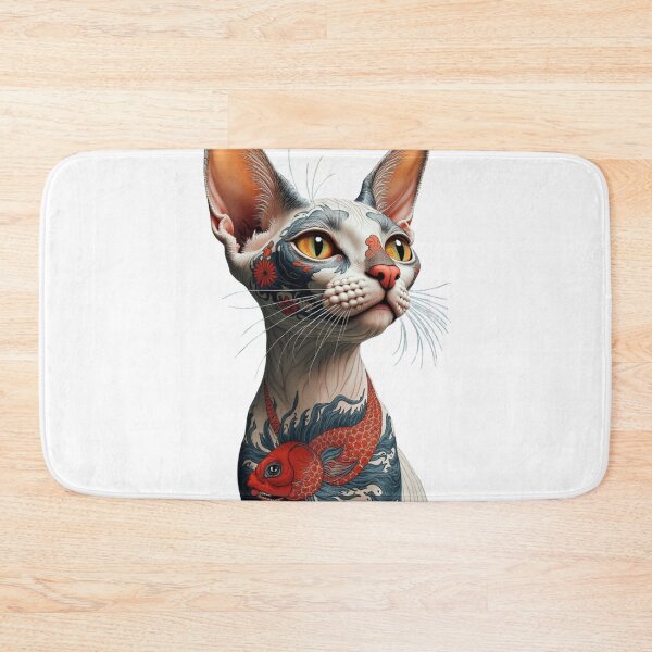 Item preview, Koi Ink Sphynx – Japanese Tattoo Cat designed and sold by EleganceStudio.