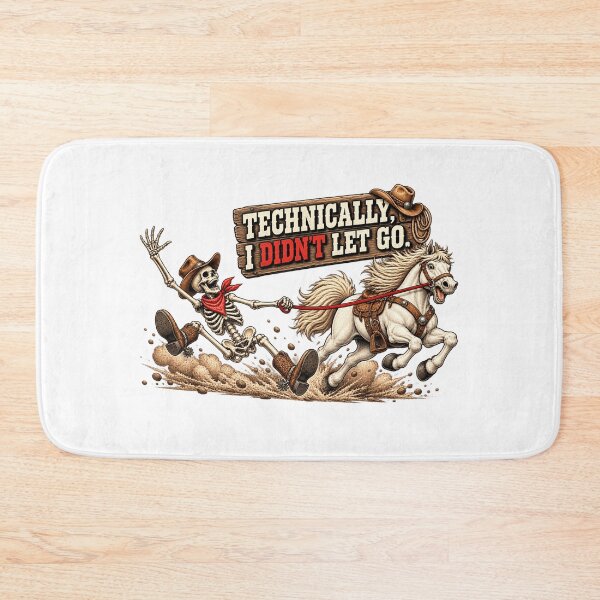 Item preview, Technically I Didn’t Let Go Funny Skeleton Horse Riding Humor Sarcastic Equestrian Joke designed and sold by 76Valeria.