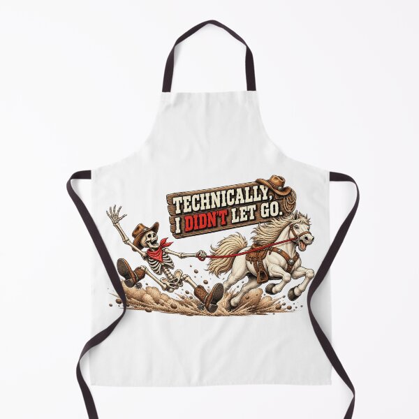 Item preview, Technically I Didn’t Let Go Funny Skeleton Horse Riding Humor Sarcastic Equestrian Joke designed and sold by 76Valeria.