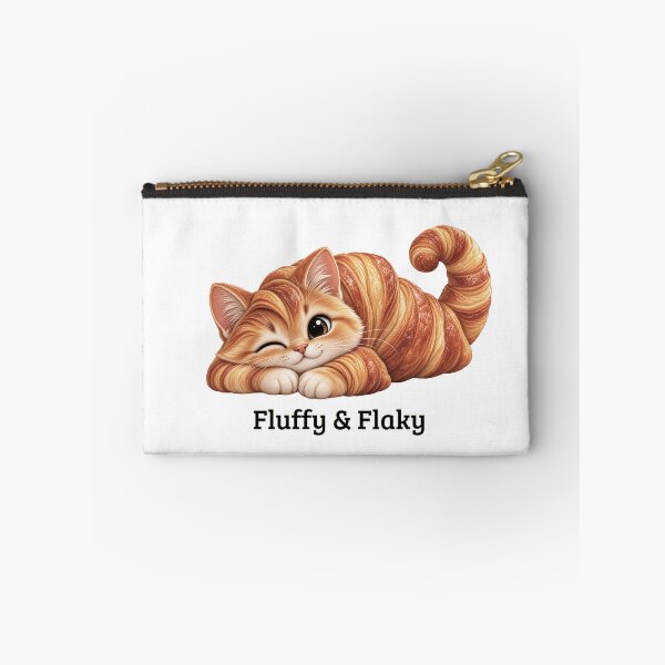 Item preview, Cute Cat Croissant – Fluffy & Flaky designed and sold by Butterfly  Effect.