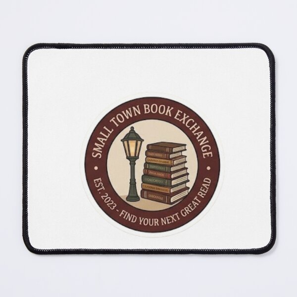 Item preview, Small Town Book Exchange Vintage Badge designed and sold by Wardapotomus.