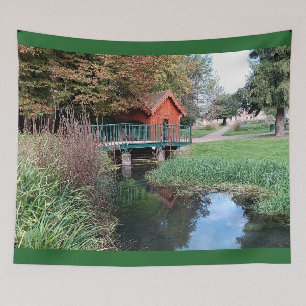 Item preview, Cabin in a park. designed and sold by Thalia88.