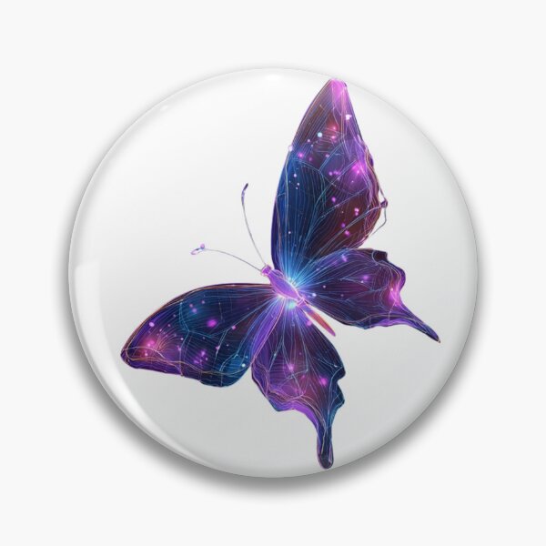 Item preview, Galaxy Cosmic Butterfly Purple Neon  designed and sold by LC&LCPlatform.