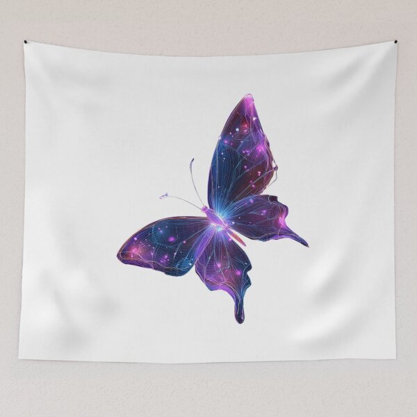 Item preview, Galaxy Cosmic Butterfly Purple Neon  designed and sold by LC&LCPlatform.