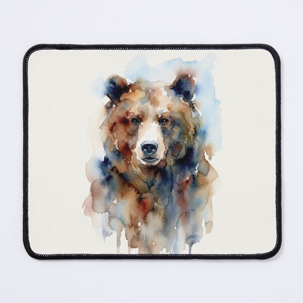 Item preview, Bear Watercolor, Frontal Gaze designed and sold by caracatita75.