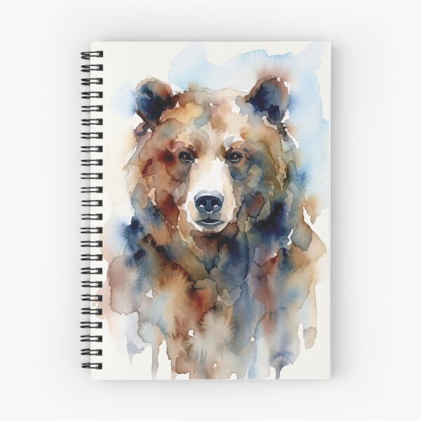 Item preview, Bear Watercolor, Frontal Gaze designed and sold by caracatita75.