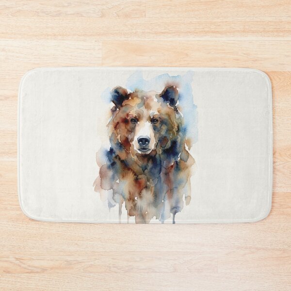 Item preview, Bear Watercolor, Frontal Gaze designed and sold by caracatita75.