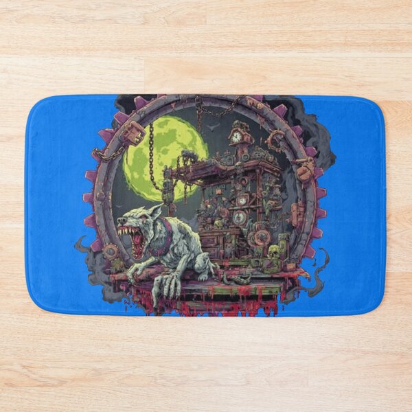 Item preview, TOCOCLAWS Clockwork Hellhound Graphic - Industrial Gothic Dark Fantasy Art designed and sold by TOCOCLAWS.