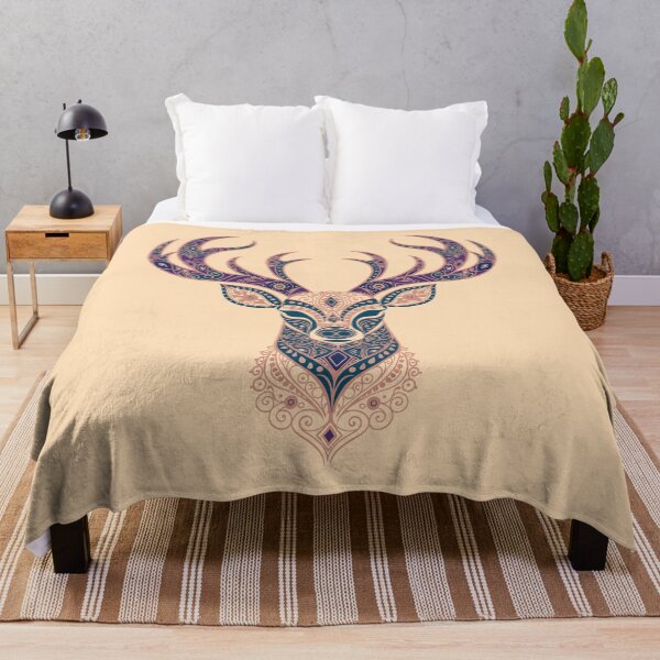 Item preview, Ornamental Stag Mandala Boho Design designed and sold by Paolo-Bandal.