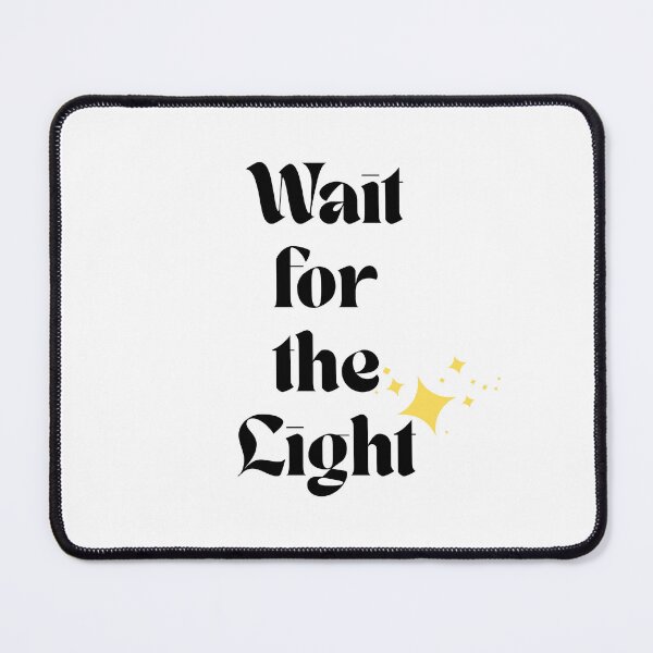 Item preview, Wait For The Light Retro Inspirational Quote Sparkle designed and sold by LensDyn™.