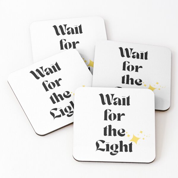 Item preview, Wait For The Light Retro Inspirational Quote Sparkle designed and sold by LensDyn™.