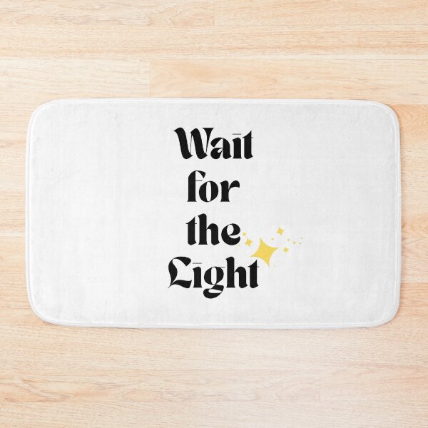 Item preview, Wait For The Light Retro Inspirational Quote Sparkle designed and sold by LensDyn™.