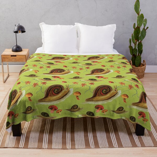 Item preview, Snails & Such on Green designed and sold by jennifer-a-lane-design.