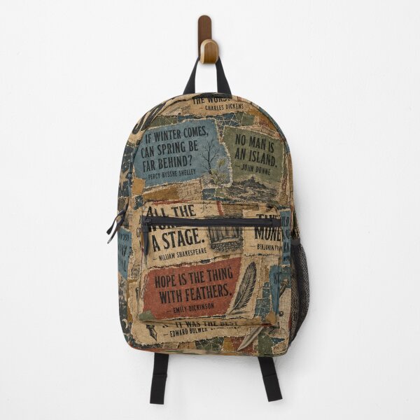 Item preview, Famous Quotes Vintage Paper Collage designed and sold by Qenlo.