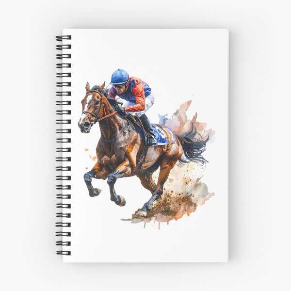 Item preview, Dynamic Thoroughbred Racehorse and Jockey designed and sold by BetweenForms.