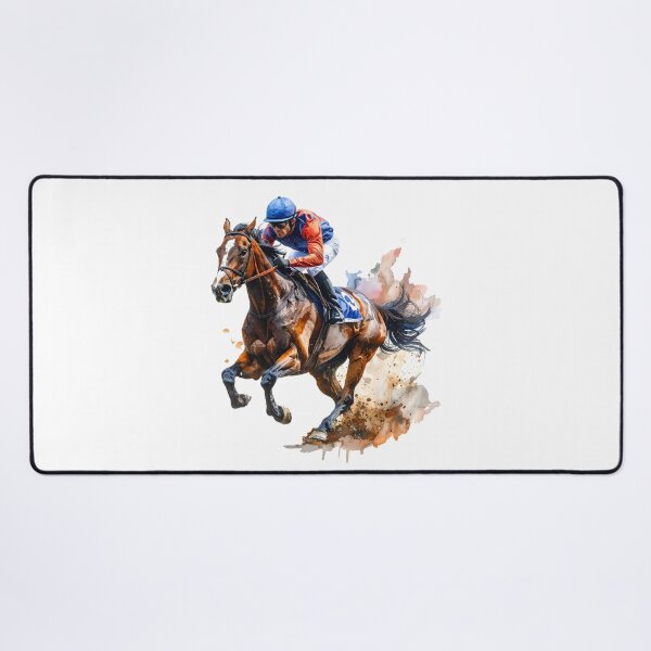 Item preview, Dynamic Thoroughbred Racehorse and Jockey designed and sold by BetweenForms.