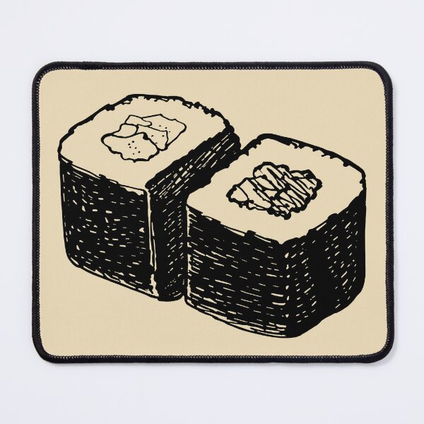 Item preview, Japan Very Well Organised Funny Sushi Poster designed and sold by MarkedArtPrints.