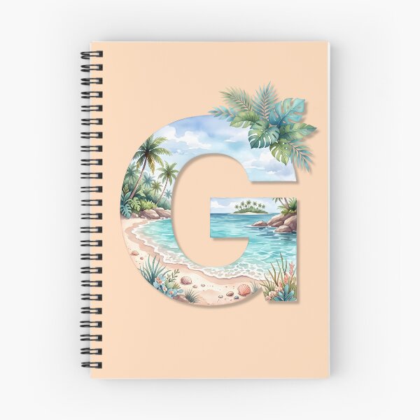 Item preview, Coastal Initial G Beach Monogram Ocean Shore Personalized Design designed and sold by Sea Gem.