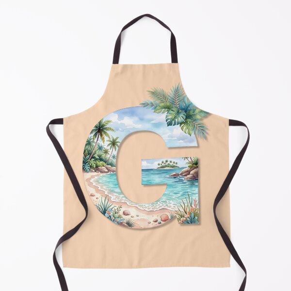 Item preview, Coastal Initial G Beach Monogram Ocean Shore Personalized Design designed and sold by Sea Gem.
