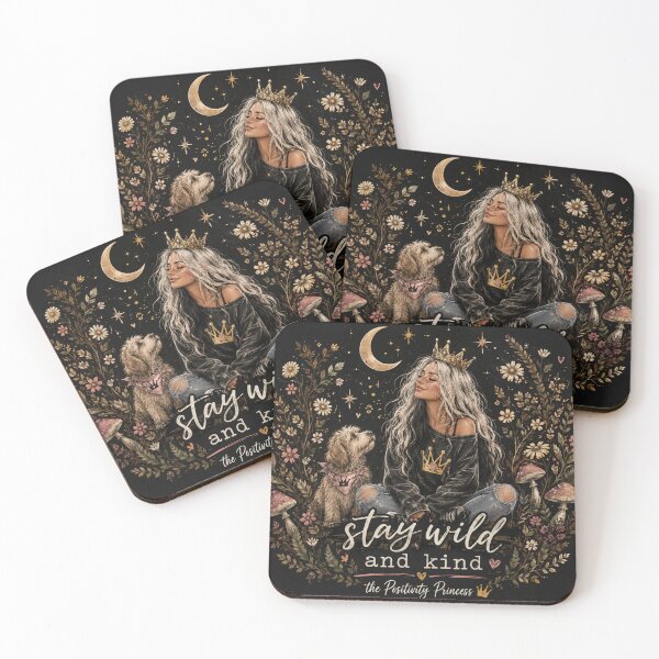 Item preview, Stay Wild and Kind Moonlight designed and sold by The Positivity Princess.