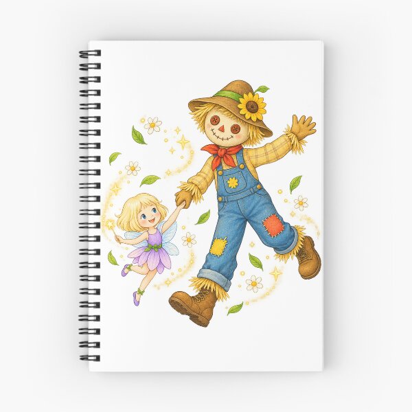 Item preview, Wisp and Scarecrow - The Littlest Fairy and the Dancing Scarecrow designed and sold by MerchByEricaLiv.